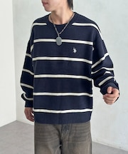 【U.S. POLO ASSN.】クルーネックニット