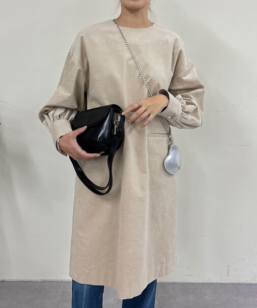 【SHENERY】細コールチュニックワンピース