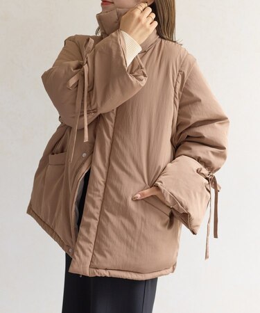 2WAYスタンドネック中綿ブルゾン