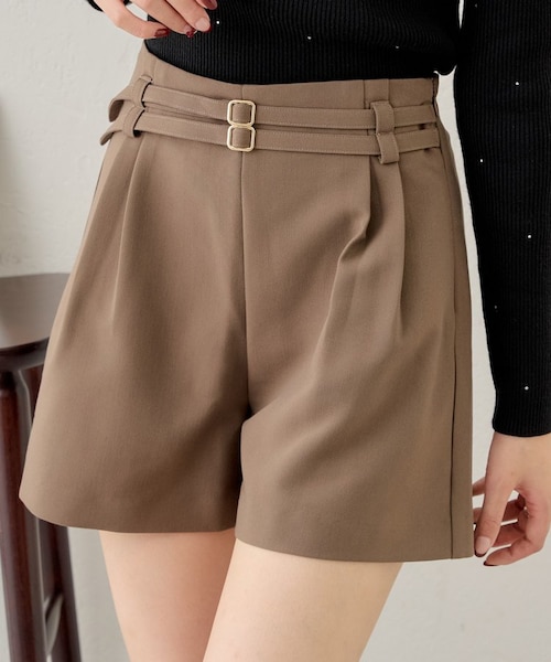 m　バーバリーブルーレーベル　2way キュロット　ショートパンツ バーバリー ブルーレーベル キュロット 38 金ボタン ショート