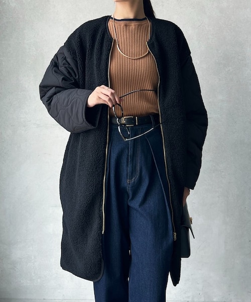 ボア×キルティングコート｜パルグループアウトレットの