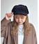 コーデュロイフライトキャップ