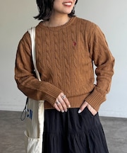 【U.S. POLO ASSN.】ケーブルニット