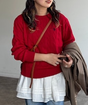 【U.S. POLO ASSN.】ケーブルニット