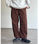 コーデュロイカーブパンツ