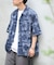 【CIAOPANIC TYPY】アフリカンバティックヴィンテージ柄シャツ