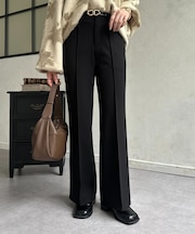 ストレッチセミフレアパンツ