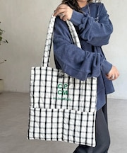 キルトロゴトートバッグ