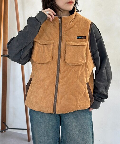 リバーシブルキルトベスト