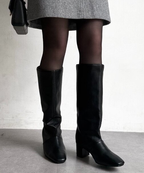 ワイドシャフトロングブーツ