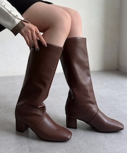 ワイドシャフトロングブーツ