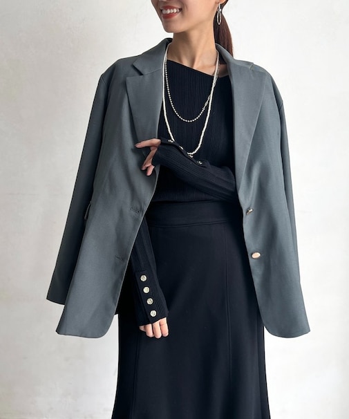 ライナー付きテーラードジャケット