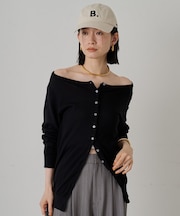 【Loungedress】2WAYカーディガン