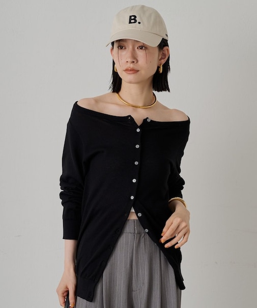 【Loungedress】2WAYカーディガン