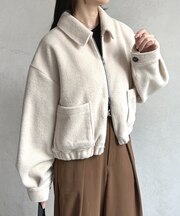 ステンカラーブークレブルゾン