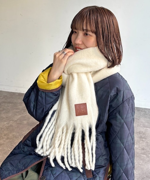 ふわふわバルキーマフラー