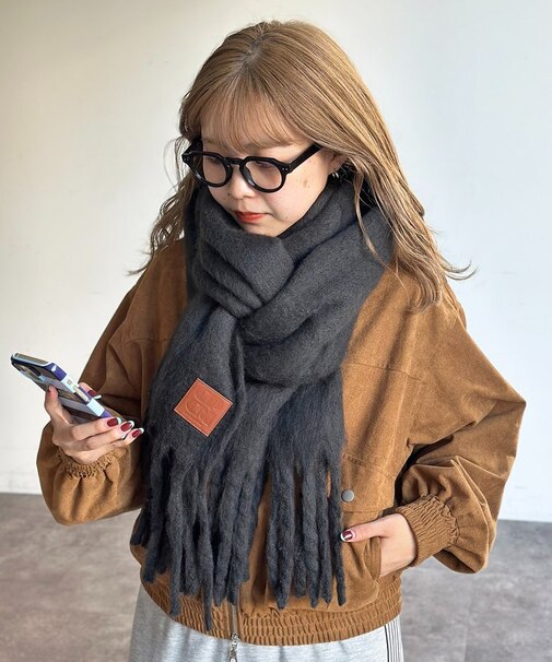 ふわふわバルキーマフラー