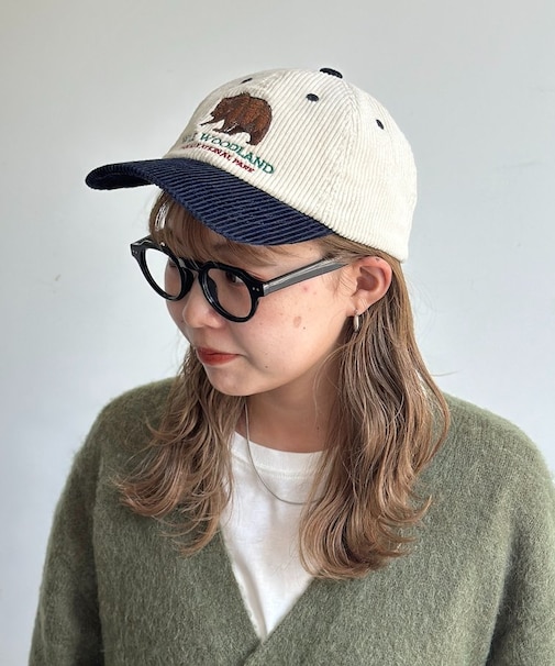 コーデュロイスーベニアキャップ