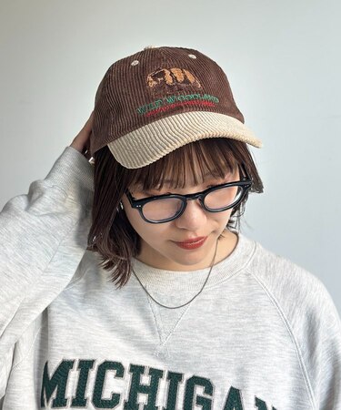 コーデュロイスーベニアキャップ