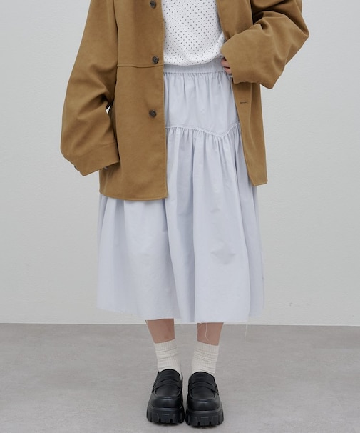 【Discoat】【umm.】ギャザー切替スカート