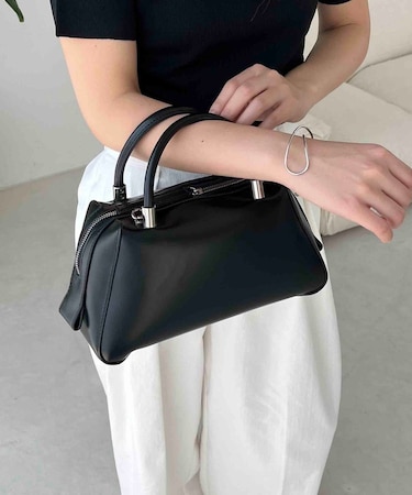 【CAPRICIEUX LE'MAGE】2WAY台形ボストンバッグ