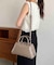 【CAPRICIEUX LE'MAGE】2WAY台形ボストンバッグ