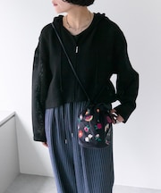 【ear PAPILLONNER】刺しゅう巾着バッグ