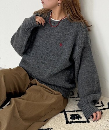【U.S. POLO ASSN. 】MIXニット