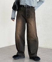 裏起毛バレルデニム