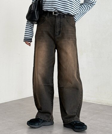 裏起毛バレルデニム