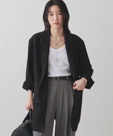 【Loungedress】カシュクールオーバージャケット