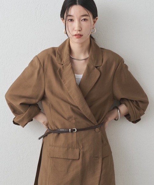 【Loungedress】カシュクールオーバージャケット