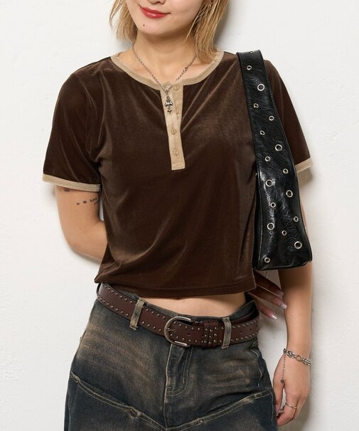 【WHO'S WHO gallery】リンガーベロアヘンリートップス