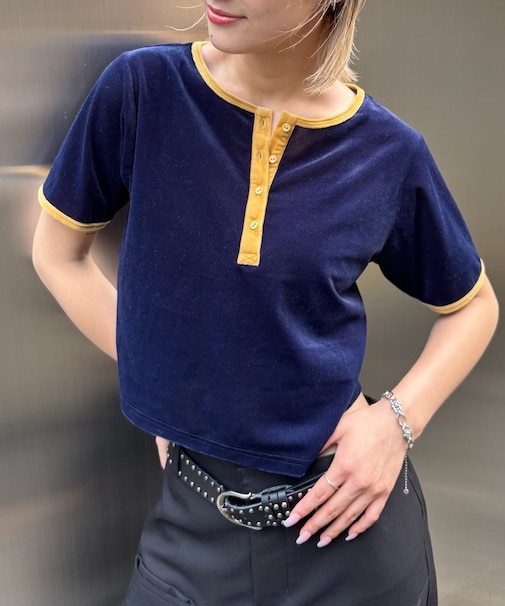 【WHO'S WHO gallery】リンガーベロアヘンリートップス