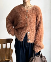 ラメフェザー2WAYカーデ