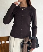 ニットプルオーバー×ニットビスチェセット