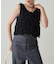 【Loungedress】チュールループニットベスト