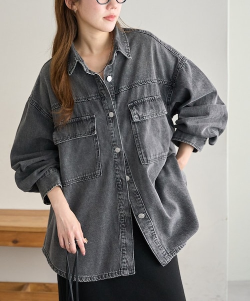 Discoat】デニムビッグシャツ｜パルグループアウトレットの