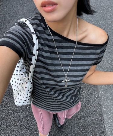 【CIAOPANIC TYPY】【OddStudio】オフショルTEE