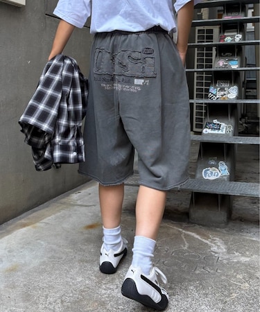 【CIAOPANIC TYPY】【OddStudio】ロゴスウェットハーフパンツ