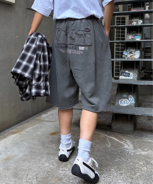 【CIAOPANIC TYPY】【OddStudio】ロゴスウェットハーフパンツ