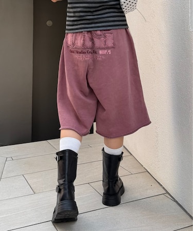 【CIAOPANIC TYPY】【OddStudio】ロゴスウェットハーフパンツ