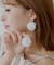 【Chico】ファーパールピアス