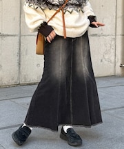 コーデュロイマーメイドスカート