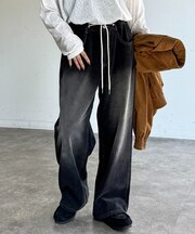 コーデュロイワイドパンツ