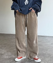 コーデュロイワイドパンツ
