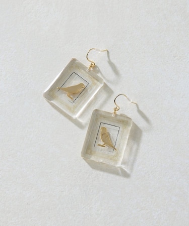 【ear PAPILLONNER】ピクチャーフレームピアス