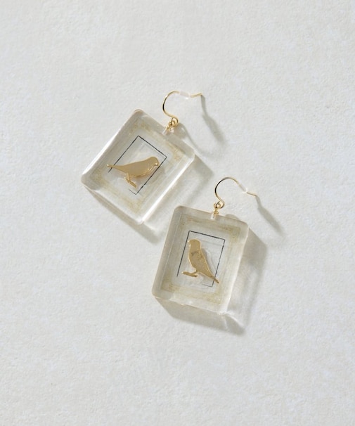 【ear PAPILLONNER】ピクチャーフレームピアス