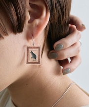 【ear PAPILLONNER】ピクチャーフレームピアス