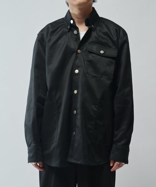 定価37400円　日本製　タグ付き【ルイス】カバーオールシャツ ブラック　希少品 Lui's】カバーオールシャツ｜パルグループアウトレットのアウトレット